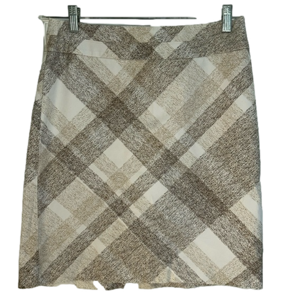 Office Wear Skirt: Size 8: Shades of Brown
